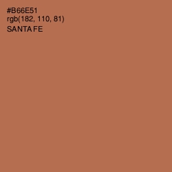 #B66E51 - Santa Fe Color Image
